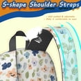 thumbnail image 5 of Pioneer Flower Floral Print Pattern 17" School Backpacks for Teens,Waterproof Oxford Fabric,S-Shape Padded Straps for School,Travel,Hiking,Camping, 5 of 5