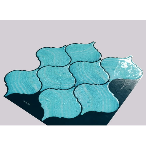 Mosaicowall 10-Sheet Peel and Stick Tile - 11.9"x11.8" Premium Kitchen Self Adhesive Backsplash Tile