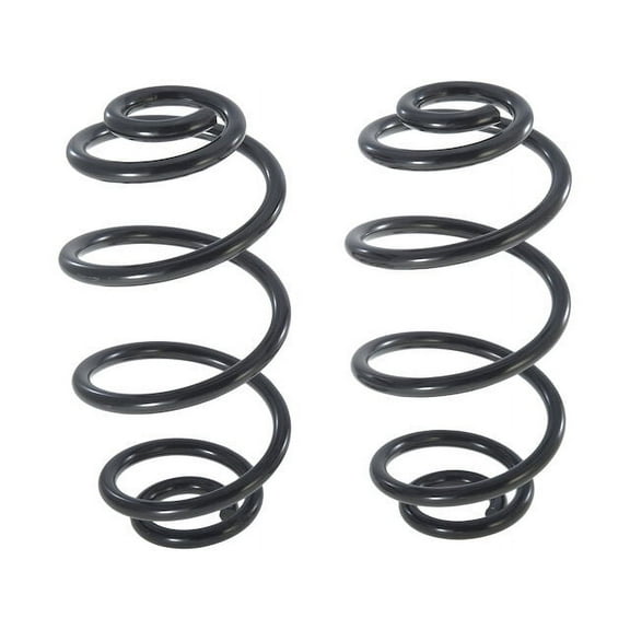 Rear Coil Spring Set of 2 - Compatible with 2003 - 2011 Saab 9-3 Sedan (For Light Duty, Without Sport Suspension) 2004 2005 2006 2007 2008 2009 2010