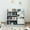 Grey, variant on Hironpal Kids Bookshelf and Toy Storage Organizer, 4 Tier Wooden Kids Bookcase with Sling Book Rack in Kids Room Playroom Nursery for Kids, Children, Toddlers