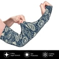 thumbnail image 3 of Picia Nautical Style Arm Sleeves for Men and Women - Tattoo Cover Up UPF 50+ Cooling Sports Sleeve for Basketball Golf Football-One Size, 3 of 8