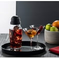thumbnail image 2 of Godinger Cocktail Shaker, Martini Shaker, Italian Made Glass Bar Shaker, 19oz, 2 of 6