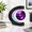 Black Color-Changing, variant on Black 3.5 Inch Magnetic Levitating Floating Rotating World Globe With LED Light Desk Decor