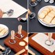 thumbnail image 2 of Molde para ravioles con rueda rodante, molde para pasta con mango de madera y borde estriado, cortador de ravioles y almohadilla de prensa, para pasta, ravioles, lasaña (juego de 3 con cortador de galletas) Excelente Rendimiento ER000051SX, 2 of 5
