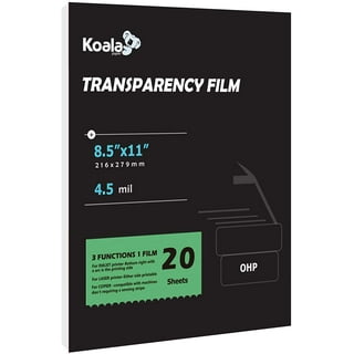 Weliu 7BF4YLJ WeLiu Transparency Film for Inkjet Printers 8.5 x 11
