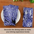 thumbnail image 6 of Coolnut Set of 6 Daisy Dot Paisley Satin Napkin Square 20 Inches Table Napkins Soft Smooth Decorative Napkins for Wedding Banquet Party Decoration, 6 of 6