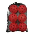 thumbnail image 5 of yotijay 6 Pack Pickleball Balls, 40 Hole Pickleball Balls, Official Size Balls Specially Red, 5 of 9