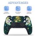 thumbnail image 4 of Skin Sticker for PS5 Slim Standard PS5 Pro Disc Digital Edition Console and Controllers Decals for Playstation 5 (Fantasy Christmas Tree Deer,PS5 Pro Disc Edition), 4 of 5