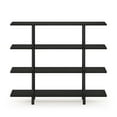 thumbnail image 3 of Furinno Turn-N-Tube 4-Tier Wide Display Shelf, Espresso/Black, 3 of 4