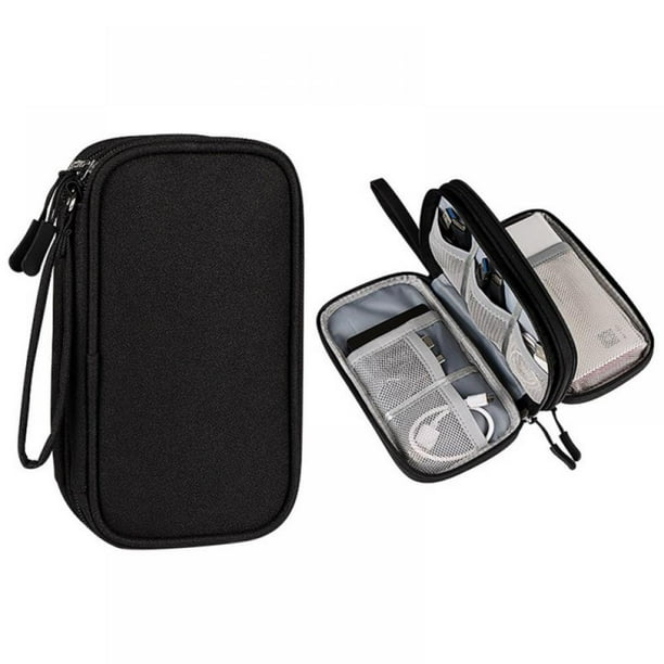 Portable Cable Organizer Bag Travel Cord Organizer Pouch Small Electronics Accessories Bag Tech Cord Storage Pouch for Cable Charger Drive Earphone