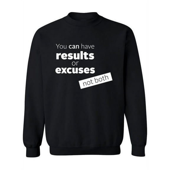 Fitness Motivation Quote. Sweatshirt Women -Image by Shutterstock, Female Large