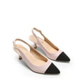 thumbnail image 4 of DREAM PAIRS Women's Kitten Heels Slingback Pumps Closed Pointed Toe Low Heel Dress Shoes for Wedding Party Casual, 4 of 7