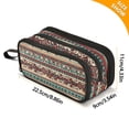 thumbnail image 4 of FORMRS Pencil Case with 3 Compartments Zipper Pouch, Elementary School Level and up, Tribal Art, 4 of 8