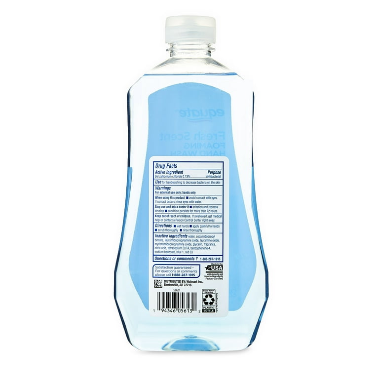 2 pack Equate Foaming Antibacterial Hand Wash Fresh Scent 32 fl oz Walmart