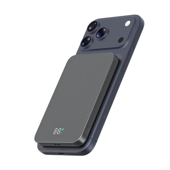 Portable Charger, 20W PD Fast Charging for iPhone, 5000mAh Power Bank Compatible with 17 16 15 14 13 12, Ultral Slim Wireless Battery Pack, Perfect Gift for Family, Black