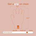 thumbnail image 3 of Guantes exfoliantes Cleanlogic para baño y cuerpo elásticos, 3 pares, 3 of 6