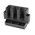 thumbnail image 1 of FixtureDisplays Tasse, Organisateur de Condiments avec Couvercle, 8 Compartiments - Noir 19708, 1 of 4
