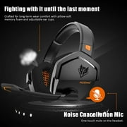 NUBWO G06 Wireless Gaming Headset for PS5 PC Laptop Noise Cancelling Over Ear Headphones with Mic 48H Long Lasting Battery 2.4G BT Connection WirelessWired Headset Bass Surround Soft Earmuf