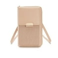 thumbnail image 4 of Zznnkj Small Crossbody Bags for Women, PU Leather Vertical Phone Bag, Slim Card Holder Wallet Purse Multi-Card Slot Handbag with Adjustable Strap, 4 of 4
