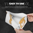 thumbnail image 5 of Lsque Prince Corgi Dog Printed Long Tissue Box Cover Holder, Facial Paper Organizer Dispenser,Triangle with Bottom Belt, PVC Leather Decorative Organizer, 5 of 9