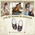 thumbnail image 7 of Lsque Skull record rock Pattern Womens Comfort Cotton on Scuff With Memory Foam and Anti-skid Sole Slipper-46/47, 7 of 7