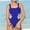 S-Blue, variant on Ulitacool Girl One Piece Swimsuit Sleeveless Swimsuit – Lace Up Beach Swimwear | Upf 50  Sun Adjustable Straps Lovely Basic Beach Wear 11-12 Years Blue