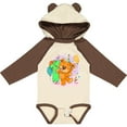 thumbnail image 3 of Inktastic 1st Birthday Teddy Bear Boys or Girls Long Sleeve Baby Bodysuit, 3 of 5