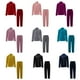 thumbnail image 4 of Conjunto de pijama de terciopelo para niños y adolescentes, ropa de dormir de manga larga con cuello vuelto, Top con pantalones, ropa de dormir para estar en casa, 4 of 4