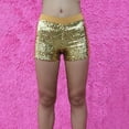 thumbnail image 7 of Shorts For Women Women's Sequins Elastic Waist Sparkly Straight Leg Glitter Hot Pants Sequin For Women Shorts, 7 of 7