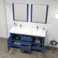 thumbnail image 2 of 60" Freestanding Bathroom Vanity with Sink & Medicine Cabinet - Navy Blue, 2 of 2