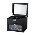 thumbnail image 1 of Regalo de enrollador automático de reloj, hombres y mujeres con estuche de almacenamiento ligero, caja de reloj, para relojes mecánicos de pulsera Estilo A, 1 of 8