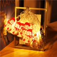 thumbnail image 4 of Bearachild Cadena de lámpara de decoración 20 LED / 117.9 Pulgadas Cadena de lámpara de ambiente de muñeco de nieve Alimentado por Luz Iluminación navideña Bearachild HA013431-00, 4 of 5