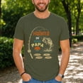 thumbnail image 3 of Jollimate Custom Name Shirt, Hooked On Being Papa T-Shirt, Funny Fishing Shirt, Fishing Dad Gift, 3 of 6