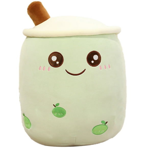 Bubble Tea Plush Toy 24cm/ 35cm Bubble Tea Plush Toy Stuffed Milk Tea Soft Doll Tea Cup Pillow Cushion Kids Toys Birthday Gift