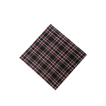 Poinsettia Plaid Woven Napkin
