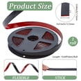 thumbnail image 2 of 6.56 Yard Ceramic Tile Gap Tape 0.6 Inch Self-Adhesive Caulk Strip Black Sealing Strips Waterproof Peel and Stick Tape Roll Floor Edge Sealant Trim, 2 of 7