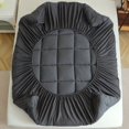 thumbnail image 5 of Colcha de espuma viscoelástica 100 % poliéster Easyum Twin Full Queen King, cubrecolchón acolchado para cama individual, 5 of 5