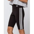 thumbnail image 2 of adidas Originals womens Biker Shorts Black/White X-Small, 2 of 4