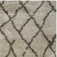 thumbnail image 5 of SAFAVIEH Belize Leann Abstract Plush Shag Runner Rug, Taupe/Grey, 2'3" x 11', 5 of 7