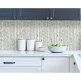 thumbnail image 4 of InHome Birchdale Grey Botanical Peel And Stick Vinyl Wallpaper, 216-in by 20.8-in, 31.2 sq. ft., 4 of 5