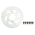 thumbnail image 1 of Freno de disco para patinete eléctrico, 6 orificios de acero inoxidable con 6 tornillos, Rotor de freno de disco para patinete de repuesto YUNYI BRAND Deportes, 1 of 8