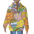 thumbnail image 4 of Mercatoo Hooded Pullover for Girls 𝗖artoon Print Long Sleeve Warm Cute Sweatshirt Fall Loose Tops with 𝗞angaroo Pocket, 4 of 7