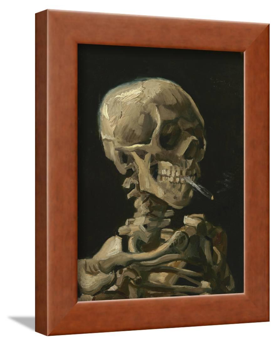 van gogh paintings skull