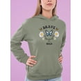 thumbnail image 2 of Wild Butterflies And Daisies Hoodie Women -Image by Shutterstock, Female Large, 2 of 4