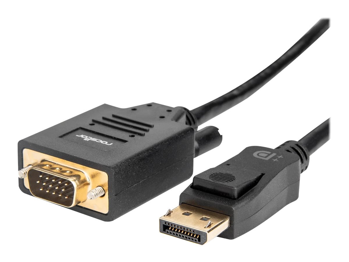 Rocstor Premium 6 ft DisplayPort to VGA Cable M/M- DisplayPort to VGA Supporting (Y10A172B1)