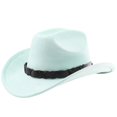 thumbnail image 1 of Western Style Outdoor Cowboy Hat Curved Brim For Travel Riding Adventure And Casual Everyday Wear, 1 of 3