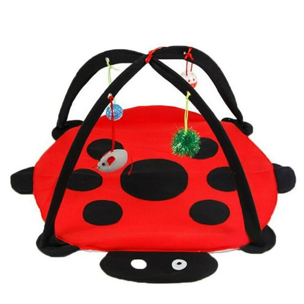 Greeniant Tienda de campaña para mascotas, cama plegable colgante para actividades interactivas, manta de juguete, hamaca cálida para invierno, juego Juguetes para gatos Greeniant PT004334-01