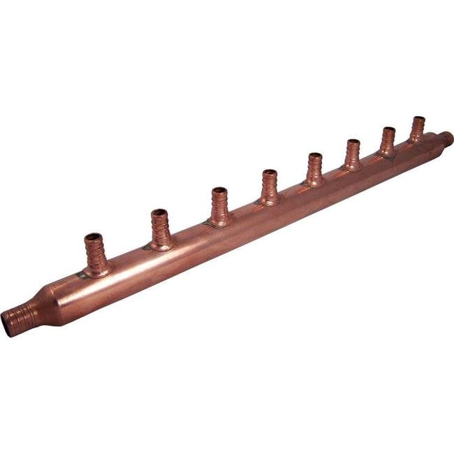 Cash Acme 22790 Copper Manifold with Pex 8 Port Open Bulk