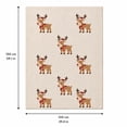 thumbnail image 2 of Ouuluon Lightweight Flannel Throw Blanket, 59x39 inch Soft Decorative Cover for Couch and Bed, 2 of 7