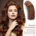 thumbnail image 2 of 3 Pcs Invisible Hair Pad Natural Hair Base Bump Clip Hair Styling Insert Tool for Volume DIY Heighten Hair Accessory, 2 of 8